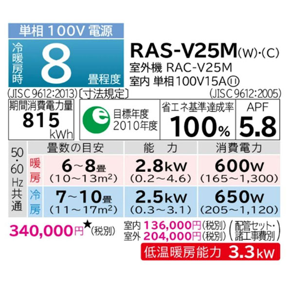 RAS-V25M-W