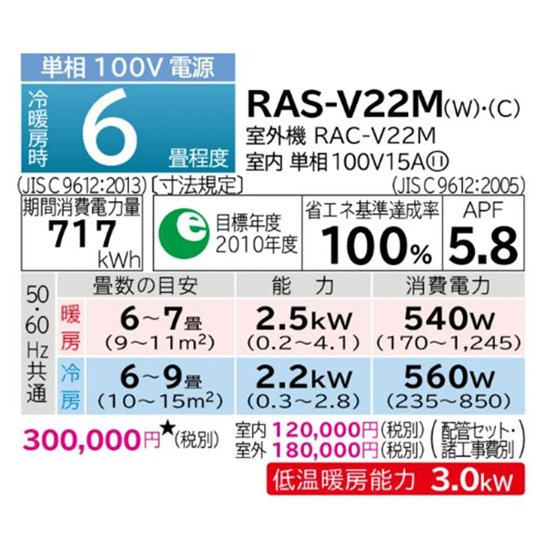 RAS-V22M-W