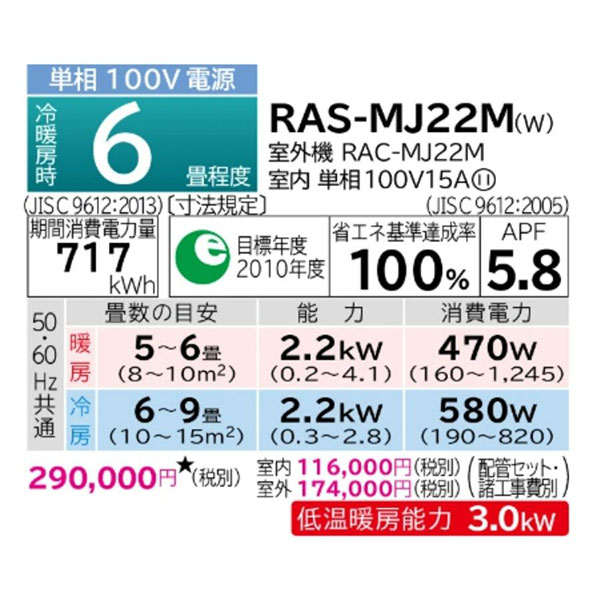 RAS-MJ22M-W