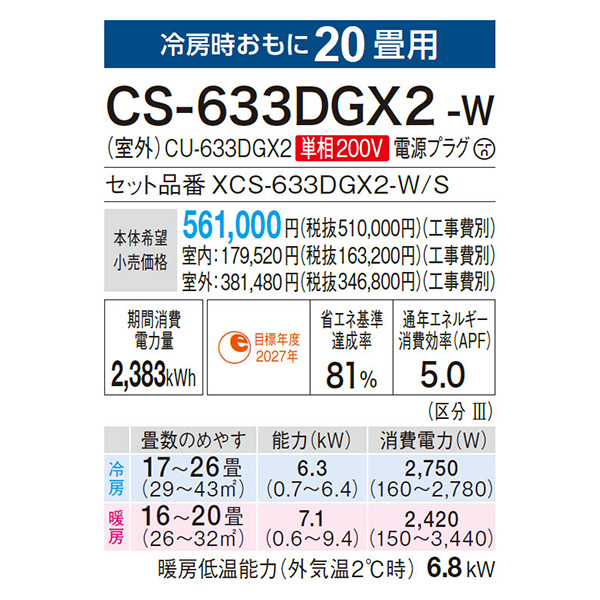 CS-633DGX2-W