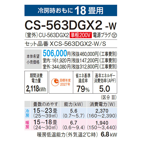 CS-563DGX2-W