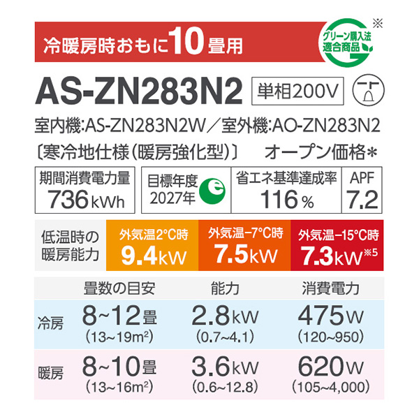 AS-ZN283N2-W
