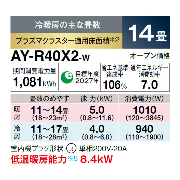 AY-R40X2-W