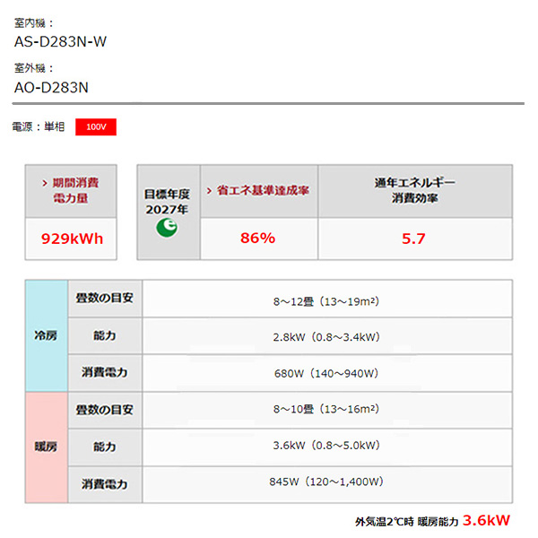 AS-D283N-W