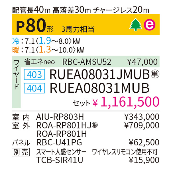 RUEA08031MUB / RUEA08031JMUB