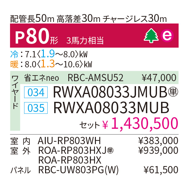 RWXA08033MUB / RWXA08033JMUB