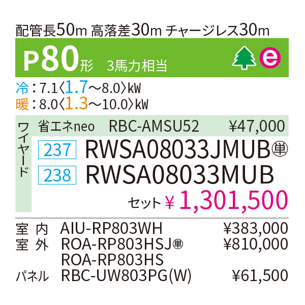 RWSA08033MUB / RWSA08033JMUB