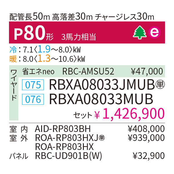 RBXA08033MUB / RBXA08033JMUB