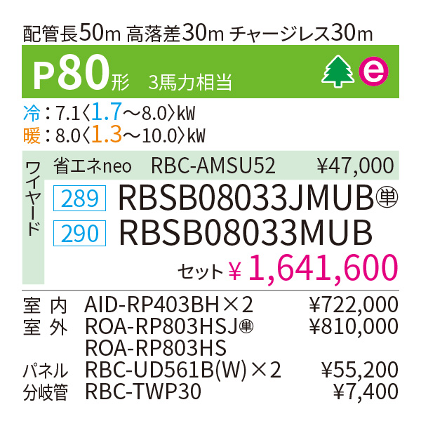 RBSB08033MUB / RBSB08033JMUB