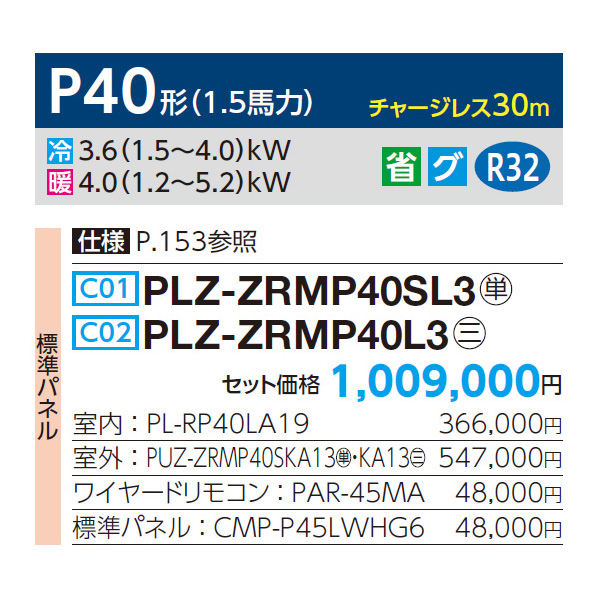 PLZ-ZRMP40SL3 / PLZ-ZRMP40L3