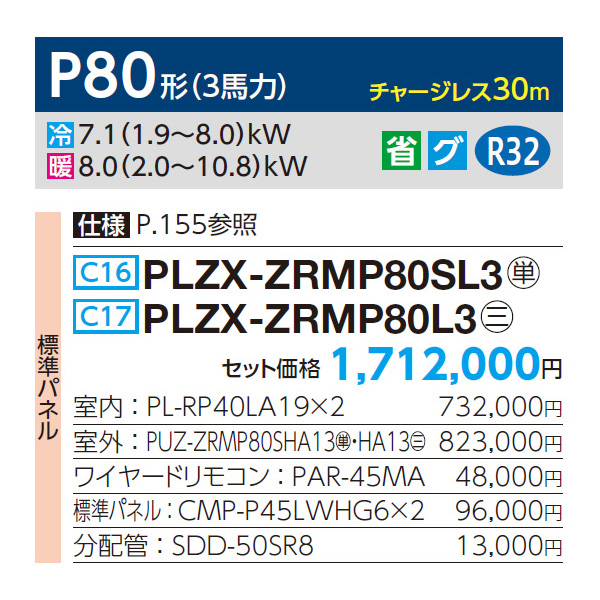 PLZX-ZRMP80SL3 / PLZX-ZRMP80L3