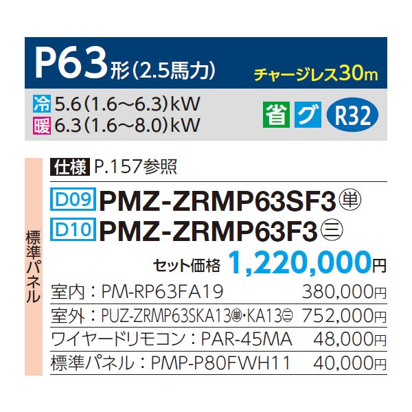 PMZ-ZRMP63SF3 / PMZ-ZRMP63F3