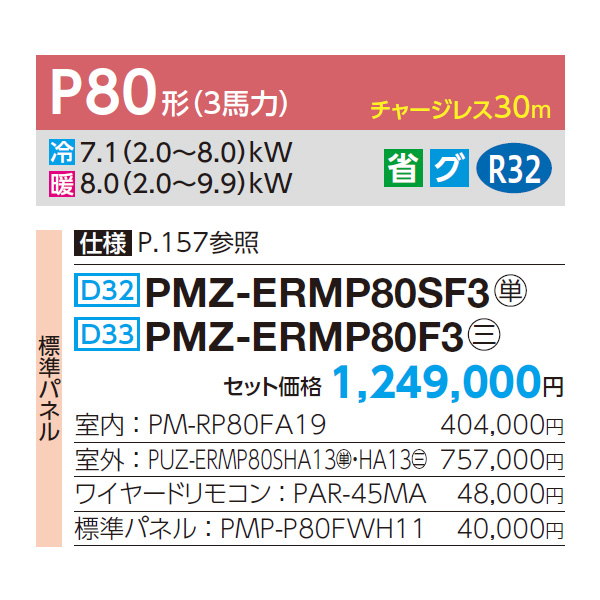 PMZ-ERMP80SF3 / PMZ-ERMP80F3