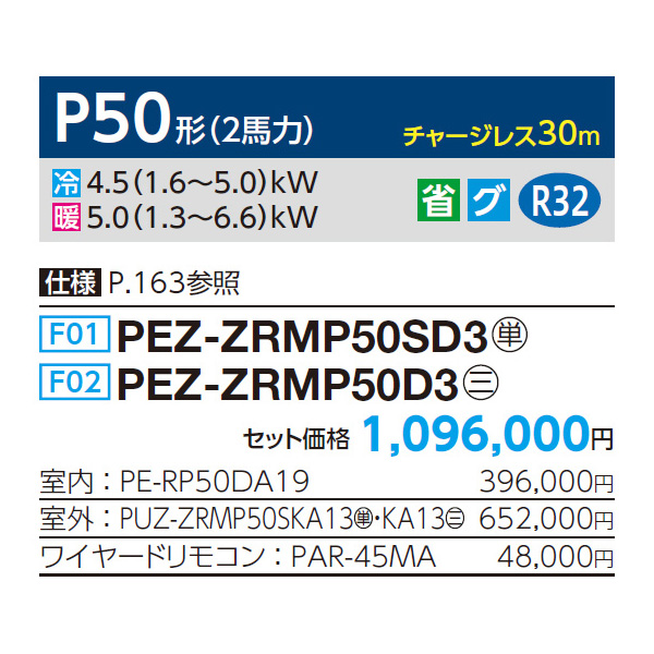 PEZ-ZRMP50SD3 / PEZ-ZRMP50D3