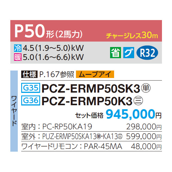 PCZ-ERMP50SK3 / PCZ-ERMP50K3