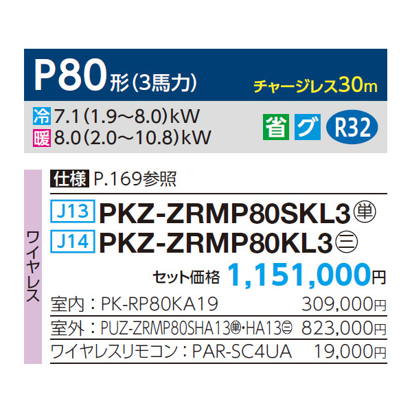 PKZ-ZRMP80SKL3 / PKZ-ZRMP80KL3