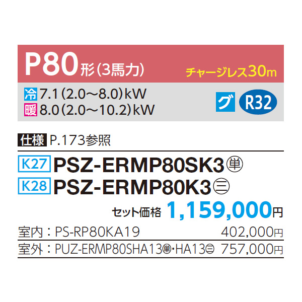 PSZ-ERMP80SK3 / PSZ-ERMP80K3