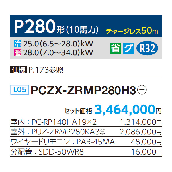 PCZX-ZRMP280H3