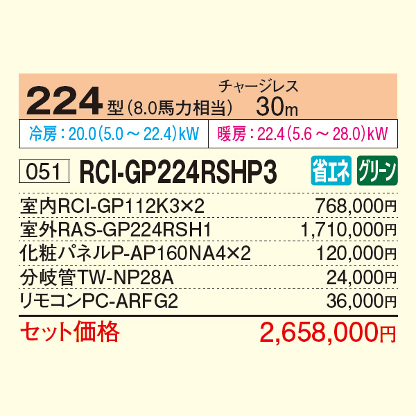 RCI-GP224RSHP3