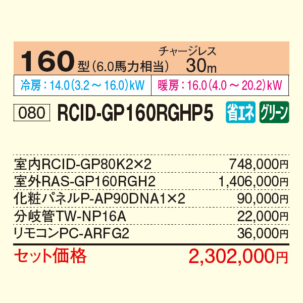 RCID-GP160RGHP5