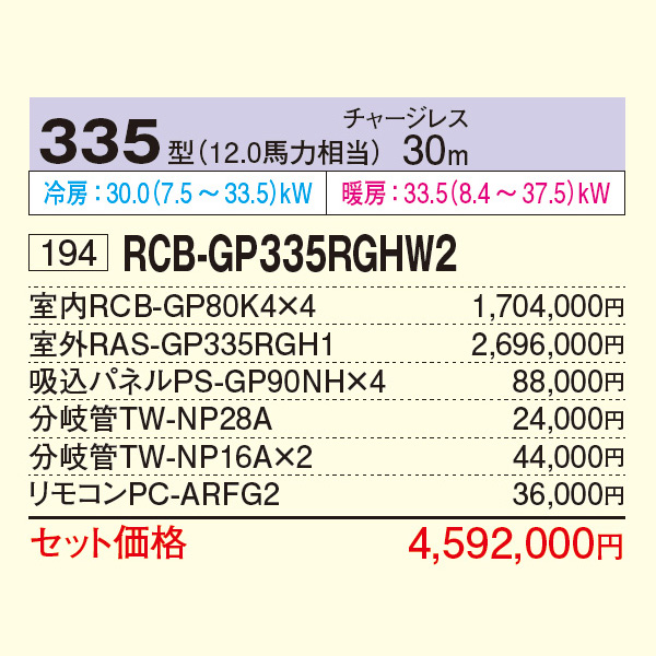 RCB-GP335RGHW2