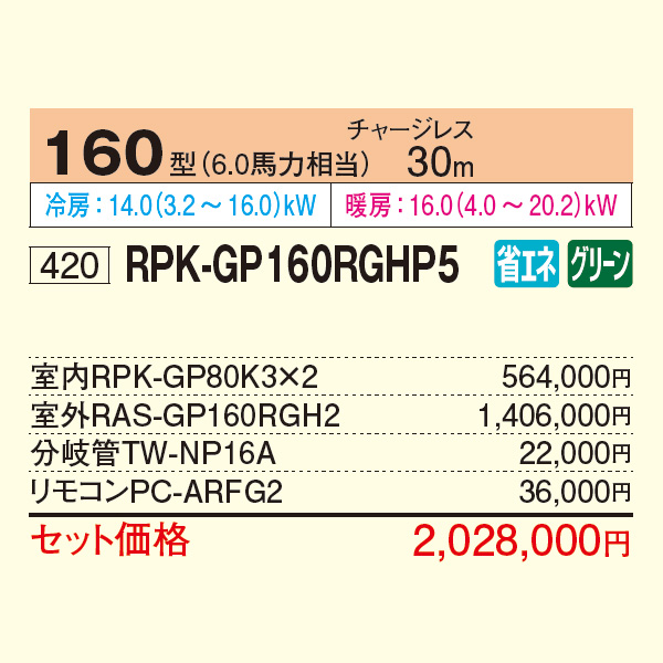 RPK-GP160RGHP5