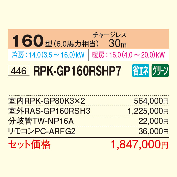 RPK-GP160RSHP7