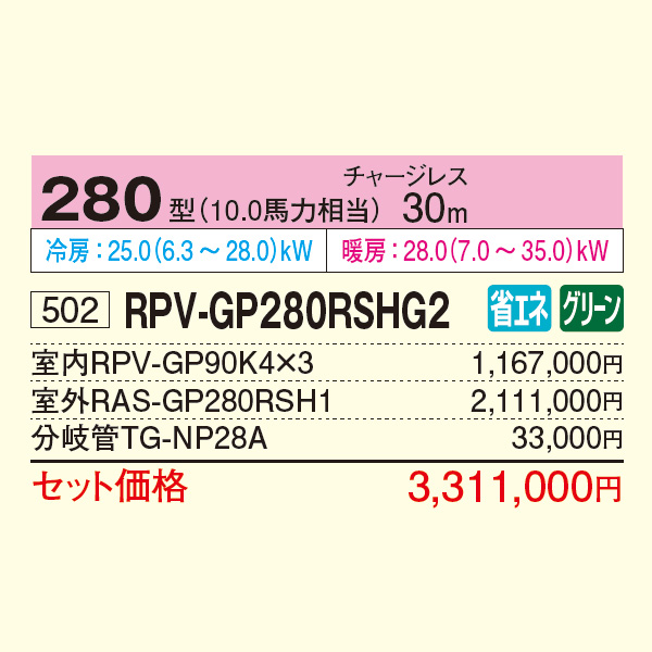 RPV-GP280RSHG2