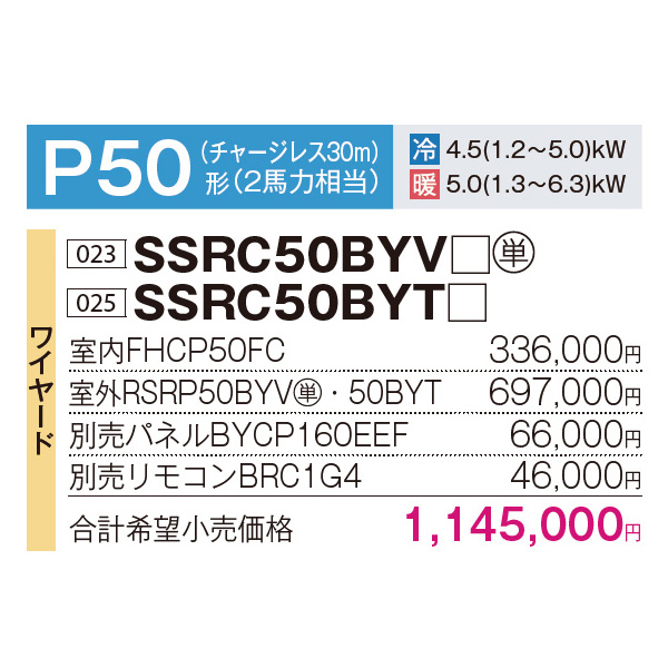 SSRC50BYV / SSRC50BYT