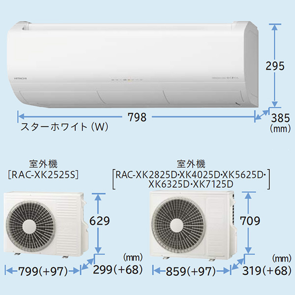 RAS-XK5625D-W