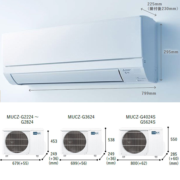 MSZ-GV2224-W