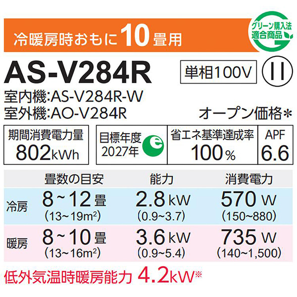 AS-V284R-W