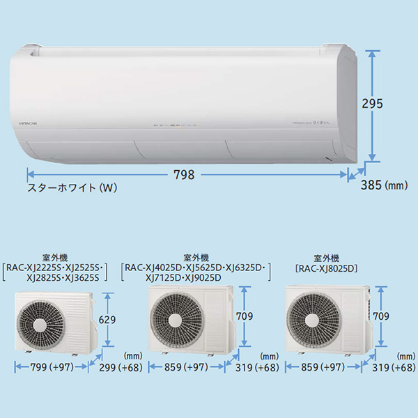 RAS-XJ3625S-W