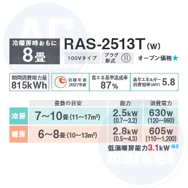 RAS-2513T-W
