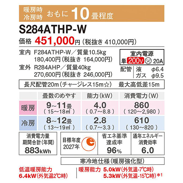 S284ATHP-W