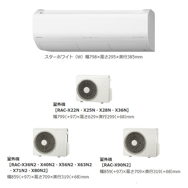 RAS-X40N2-W