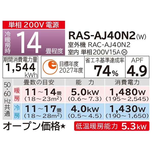 RAS-AJ40N2-W